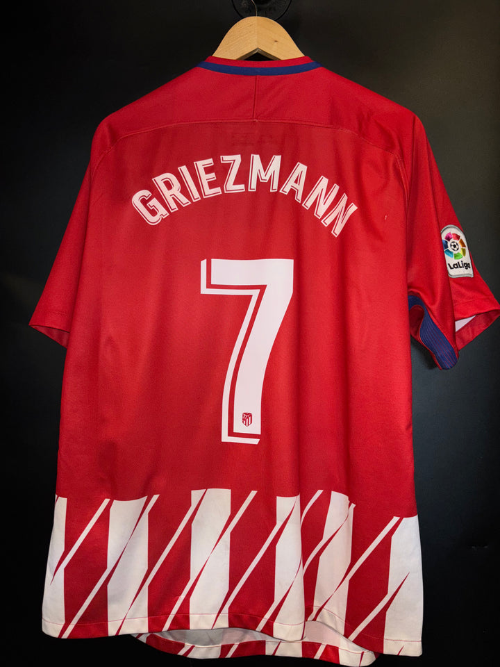 ATLETICO MADRID GRIEZMANN 2017-2018 ORIGINAL JERSEY Size XL