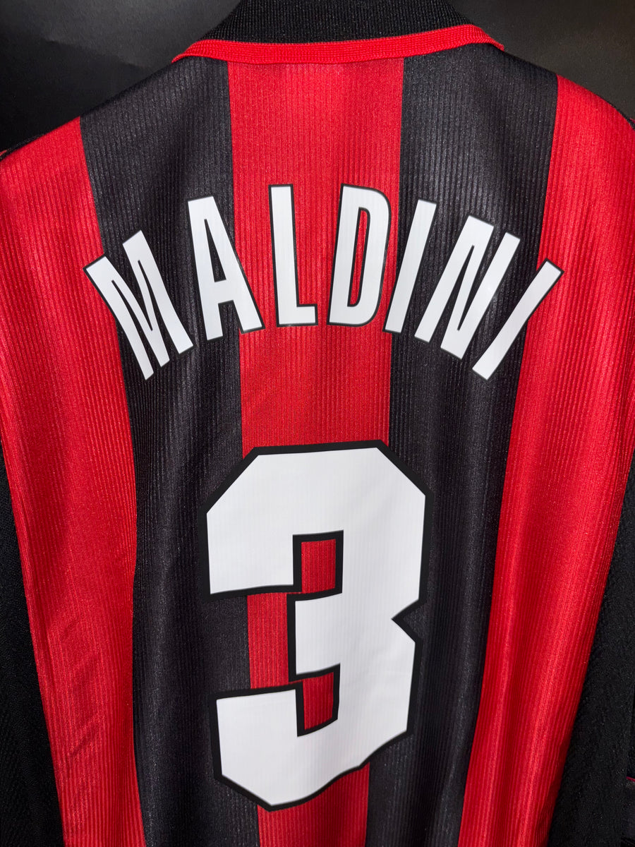 AC MILAN MALDINI 1998-1999 ORIGINAL JERSEY Size XL