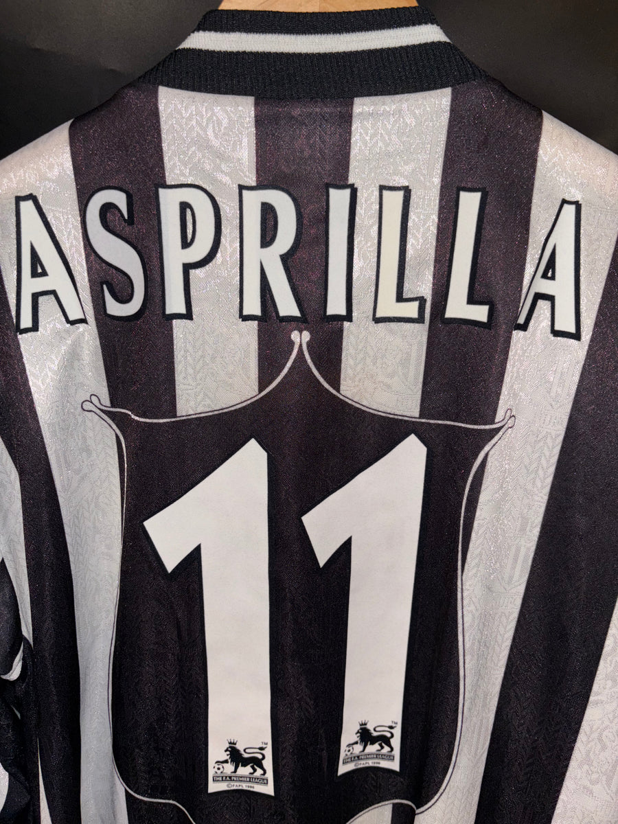 NEWCASTLE UNITED ASPRILLA 1997-1998 ORIGINAL JERSEY Size L