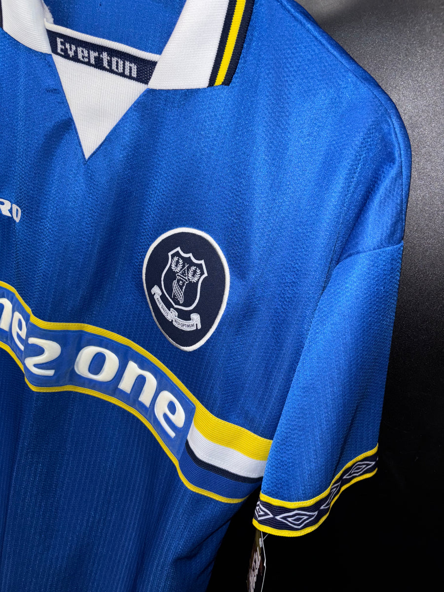 EVERTON MATERAZZI 1998-1999 ORIGINAL  JERSEY Size L