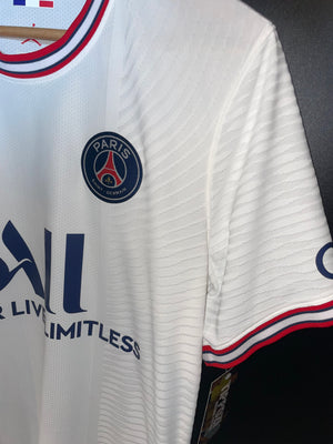 PSG PARIS SAINT GERMAIN  2021-2022 ORIGINAL PLAYER JERSEY SIZE L