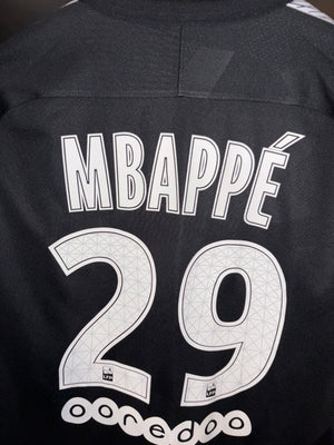 PSG PARIS SAINT GERMAIN MBAPPE ORIGINAL 2017-2018  JERSEY SIZE L