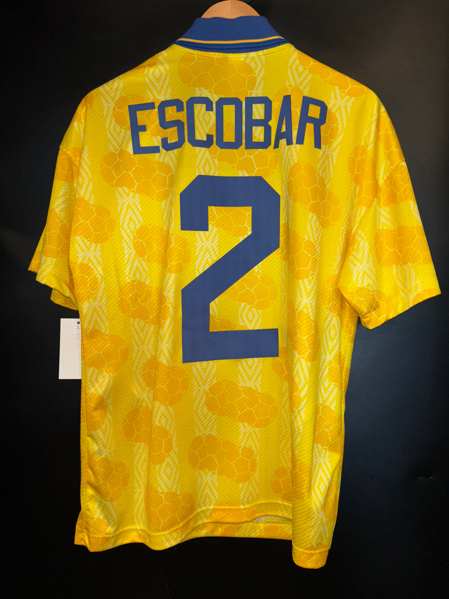 COLOMBIA ESCOBAR 1994-1996  ORIGINAL  JERSEY Size M