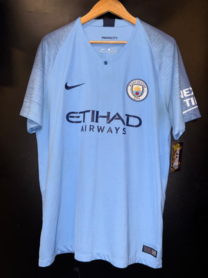 MANCHESTER CITY DE BRUYNE 2018-2019 ORIGINAL JERSEY Size XL