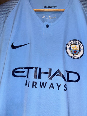 MANCHESTER CITY DE BRUYNE 2018-2019 ORIGINAL JERSEY Size XL