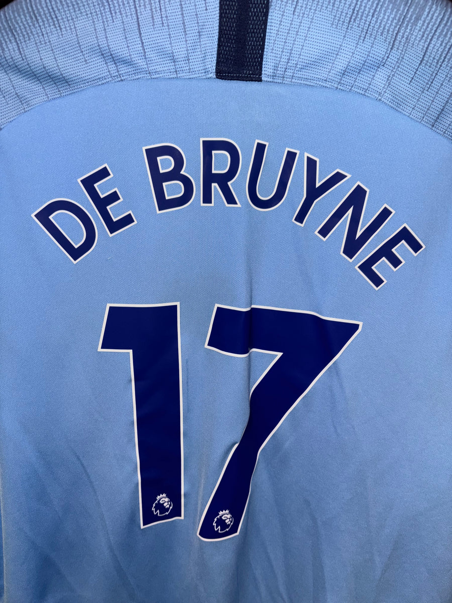 MANCHESTER CITY DE BRUYNE 2018-2019 ORIGINAL JERSEY Size XL