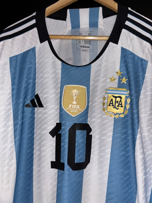 ARGENTINA MESSI 2022-2023 ORIGINAL PLAYER JERSEY Size 2XL