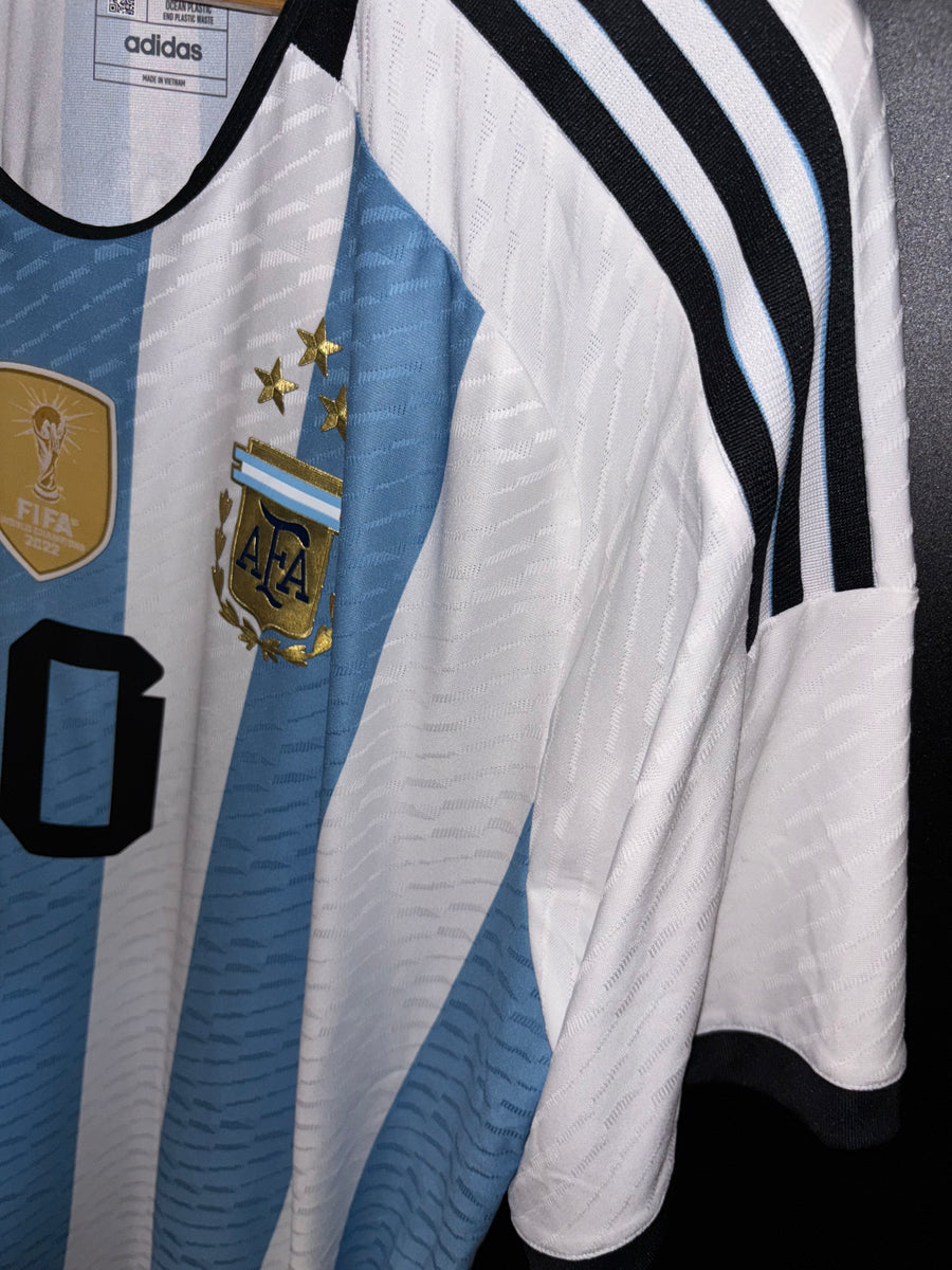 ARGENTINA MESSI 2022-2023 ORIGINAL PLAYER JERSEY Size 2XL