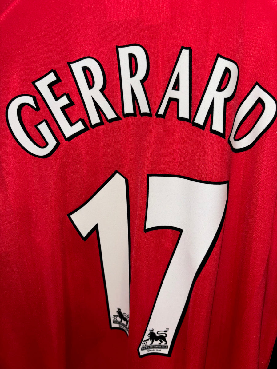 LIVERPOOL GERRARD 2002-2003 ORIGINAL JERSEY Size XL