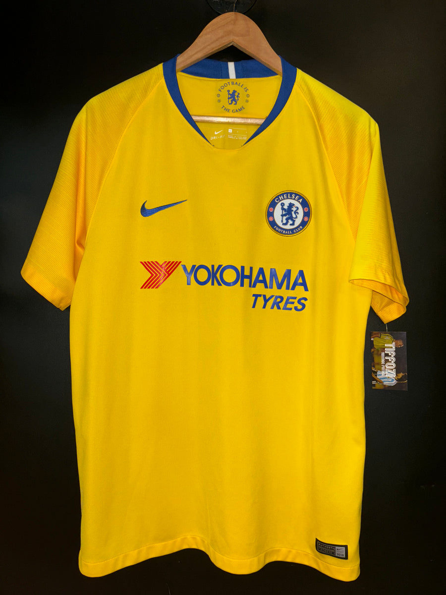 CHELSEA HAZARD 2018-2019 ORIGINAL AWAY JERSEY SIZE L