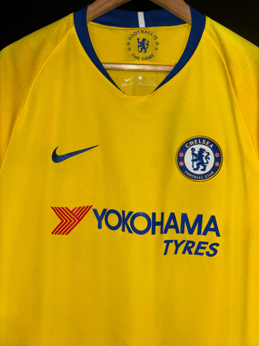 CHELSEA HAZARD 2018-2019 ORIGINAL AWAY JERSEY SIZE L