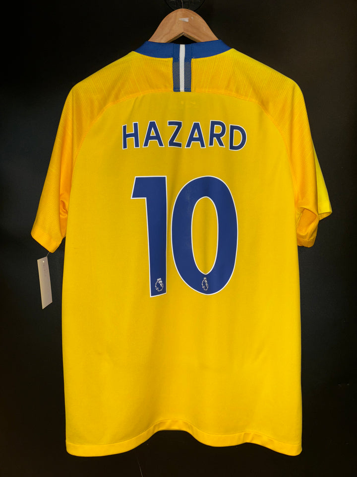 CHELSEA HAZARD 2018-2019 ORIGINAL AWAY JERSEY SIZE L