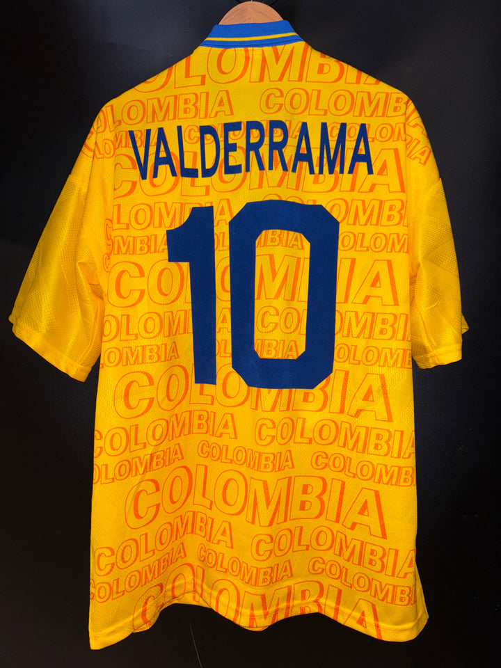 COLOMBIA VALDERRAMA 1997-1998 ORIGINAL JERSEY Size L