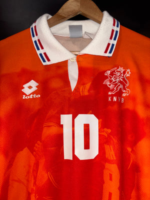 NETHERLANDS BERGKAMP 1996-1997 ORIGINAL JERSEY Size L