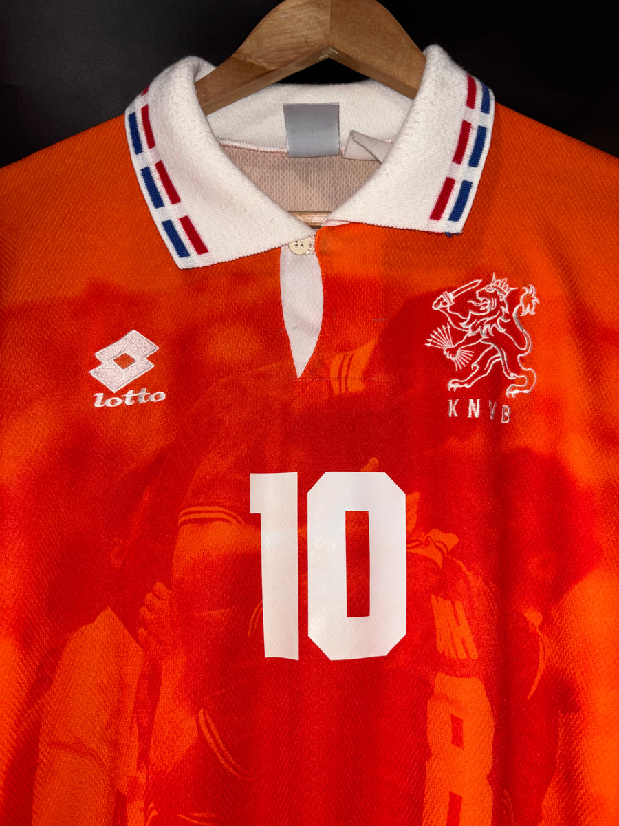 NETHERLANDS BERGKAMP 1996-1997 ORIGINAL JERSEY Size L