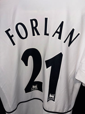 MANCHESTER UNITED FORLAN 2002-2003 ORIGINAL JERSEY Size M