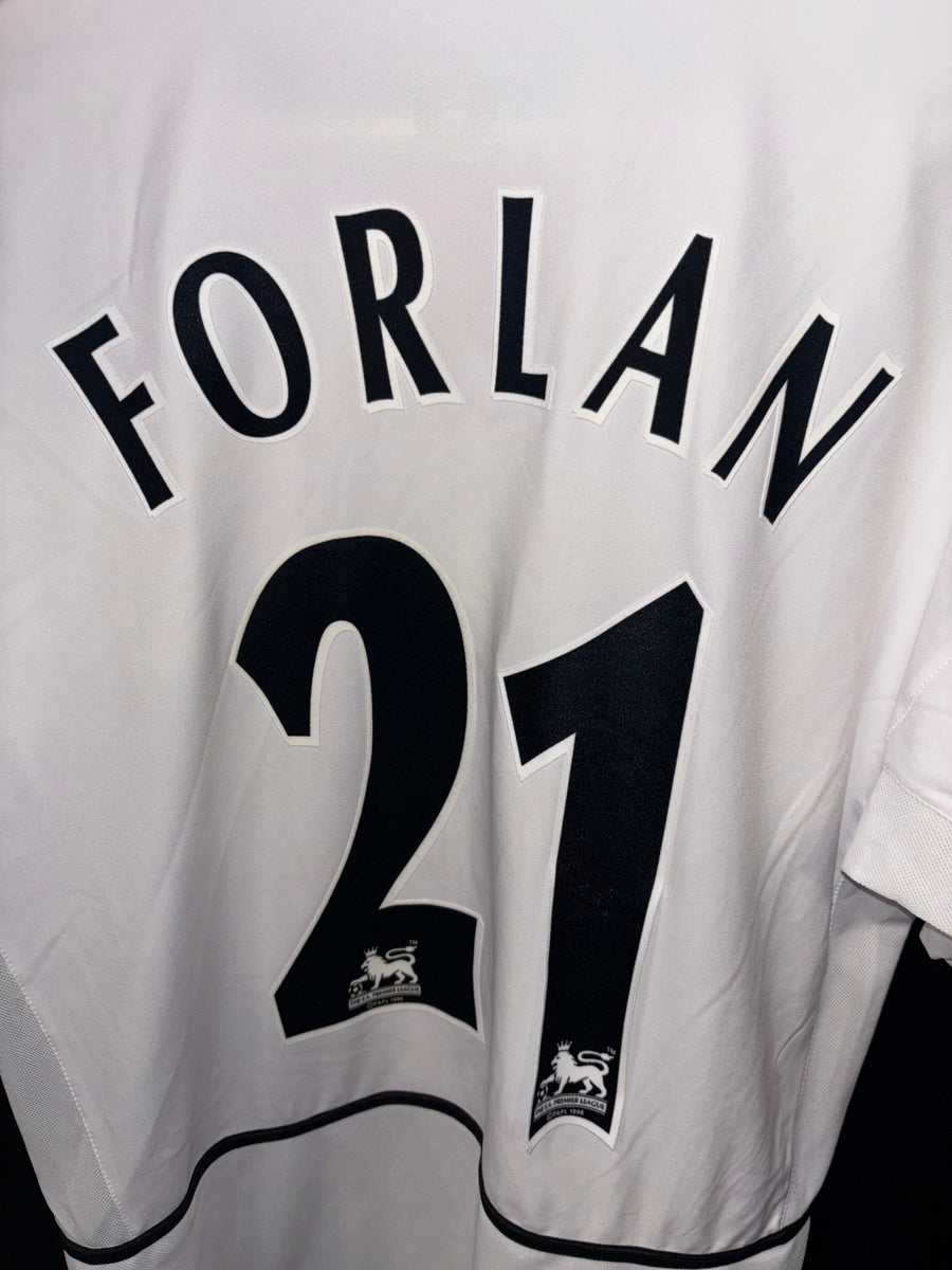 MANCHESTER UNITED FORLAN 2002-2003 ORIGINAL JERSEY Size M