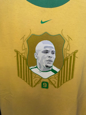 BRAZIL RONALDO 1998-1999 ORIGINAL T SHIRT SIZE S