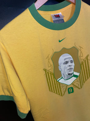 BRAZIL RONALDO 1998-1999 ORIGINAL T SHIRT SIZE S