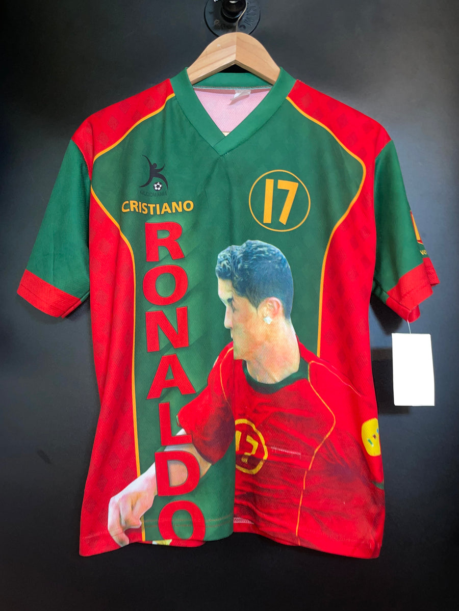 PORTUGAL RONALDO 2004-2005 BOOTLEG JERSEY Size S