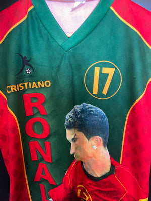 PORTUGAL RONALDO 2004-2005 BOOTLEG JERSEY Size S