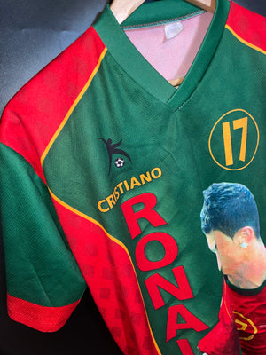 PORTUGAL RONALDO 2004-2005 BOOTLEG JERSEY Size S