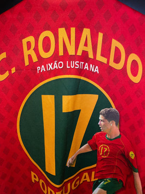 PORTUGAL RONALDO 2004-2005 BOOTLEG JERSEY Size S