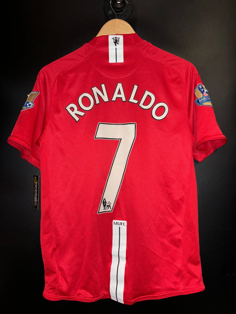 MANCHESTER UNITED RONALDO 2007-2008 ORIGINAL JERSEY Size M