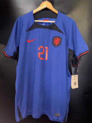 NETHERLANDS DE JONG 2022-2023 ORIGINAL JERSEY Size XL