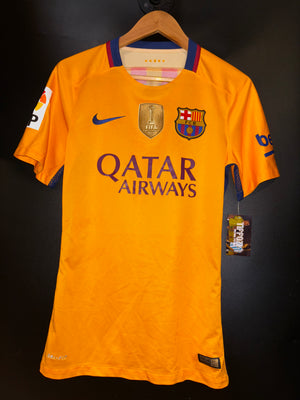 BARCELONA MESSI 2015-2016 ORIGINAL PLAYER JERSEY Size S