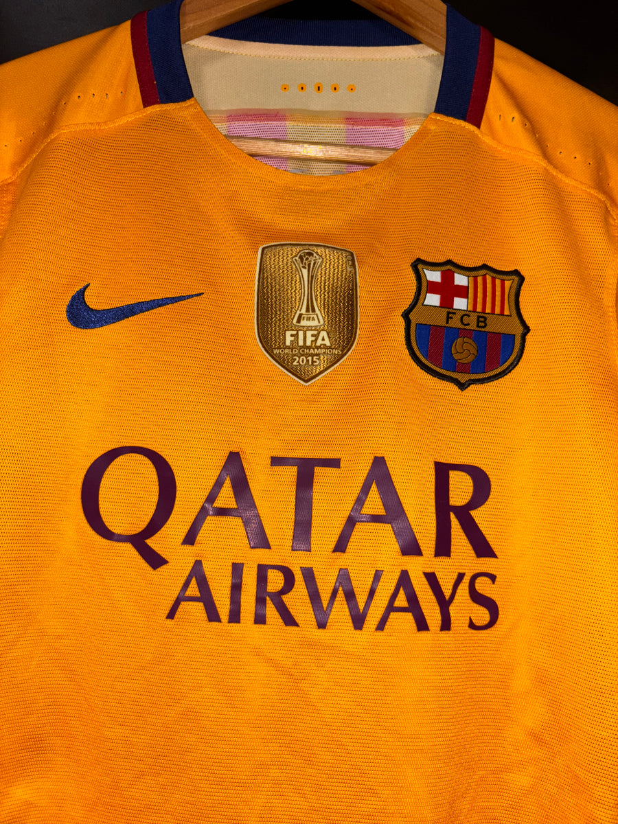 BARCELONA MESSI 2015-2016 ORIGINAL PLAYER JERSEY Size S