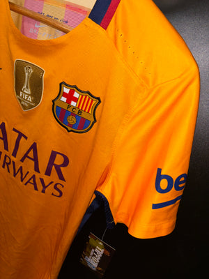 BARCELONA MESSI 2015-2016 ORIGINAL PLAYER JERSEY Size S