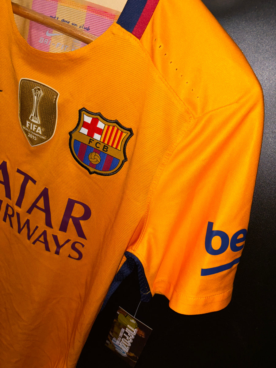 BARCELONA MESSI 2015-2016 ORIGINAL PLAYER JERSEY Size S