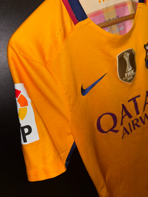 BARCELONA MESSI 2015-2016 ORIGINAL PLAYER JERSEY Size S
