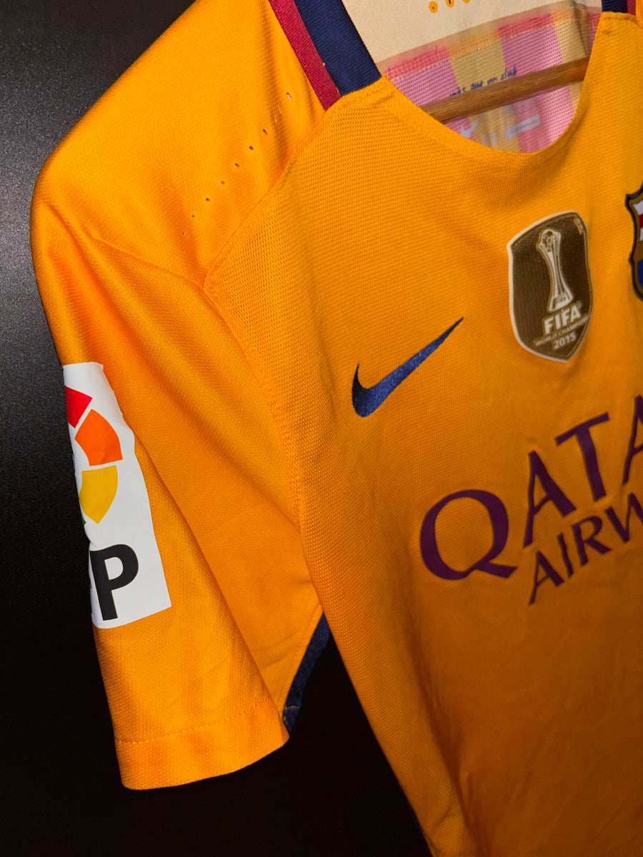 BARCELONA MESSI 2015-2016 ORIGINAL PLAYER JERSEY Size S