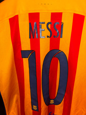 BARCELONA MESSI 2015-2016 ORIGINAL PLAYER JERSEY Size S
