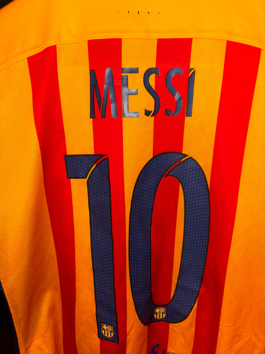 BARCELONA MESSI 2015-2016 ORIGINAL PLAYER JERSEY Size S