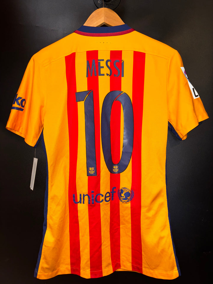BARCELONA MESSI 2015-2016 ORIGINAL PLAYER JERSEY Size S