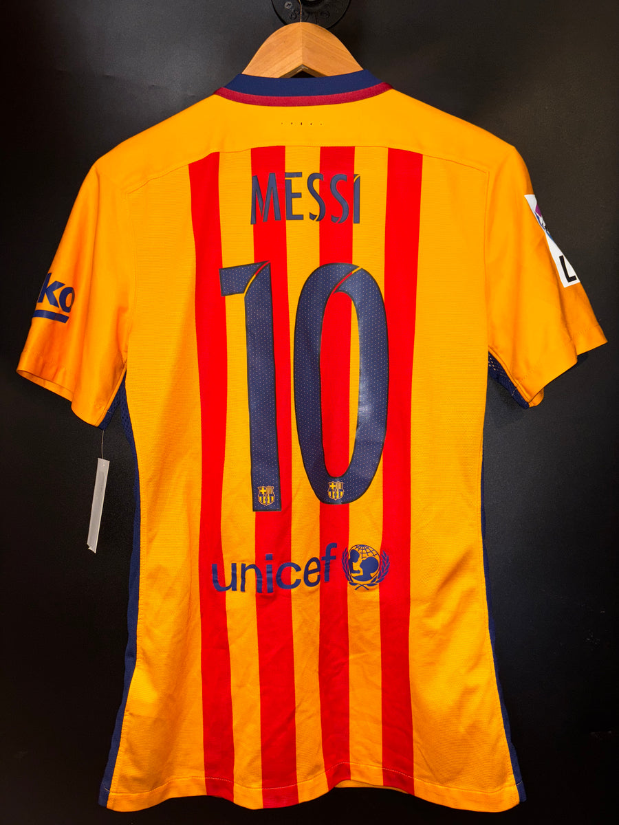BARCELONA MESSI 2015-2016 ORIGINAL PLAYER JERSEY Size S