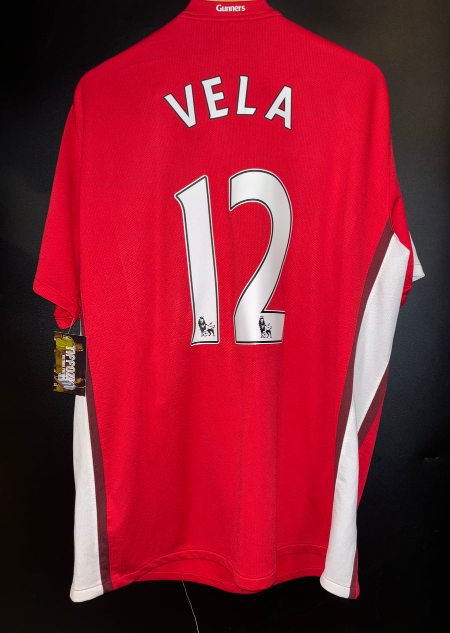 ARSENAL VELA 2010-2011 ORIGINAL JERSEY Size 2XL