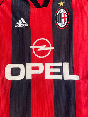 AC MILAN 1998-1999 MALDINI ORIGINAL JERSEY Size S