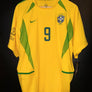 BRAZIL RONALDO 2002-2003 ORIGINAL PLAYER JERSEY SIZE L