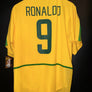 BRAZIL RONALDO 2002-2003 ORIGINAL PLAYER JERSEY SIZE L