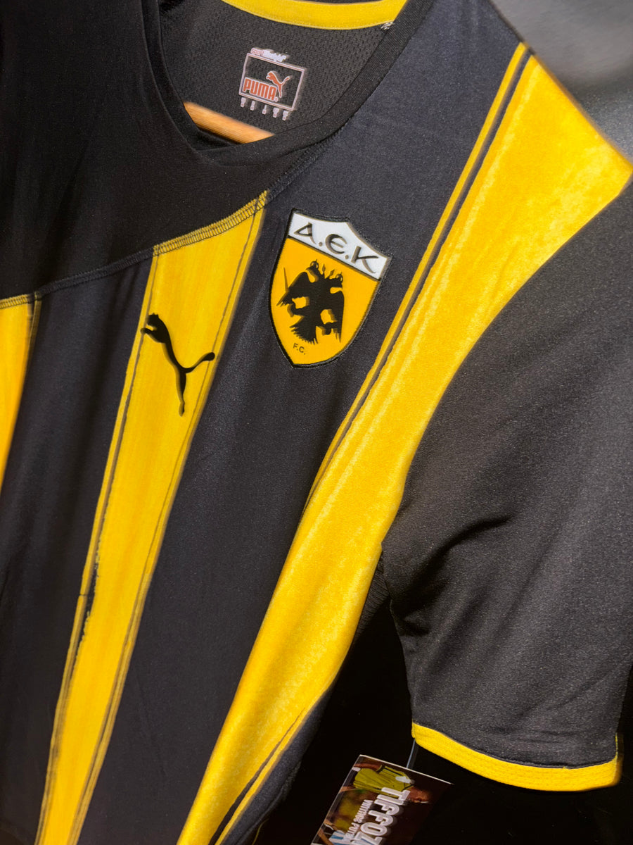 AEK ATHENS 2010-2011 ORIGINAL PLAYER JERSEY SIZE M