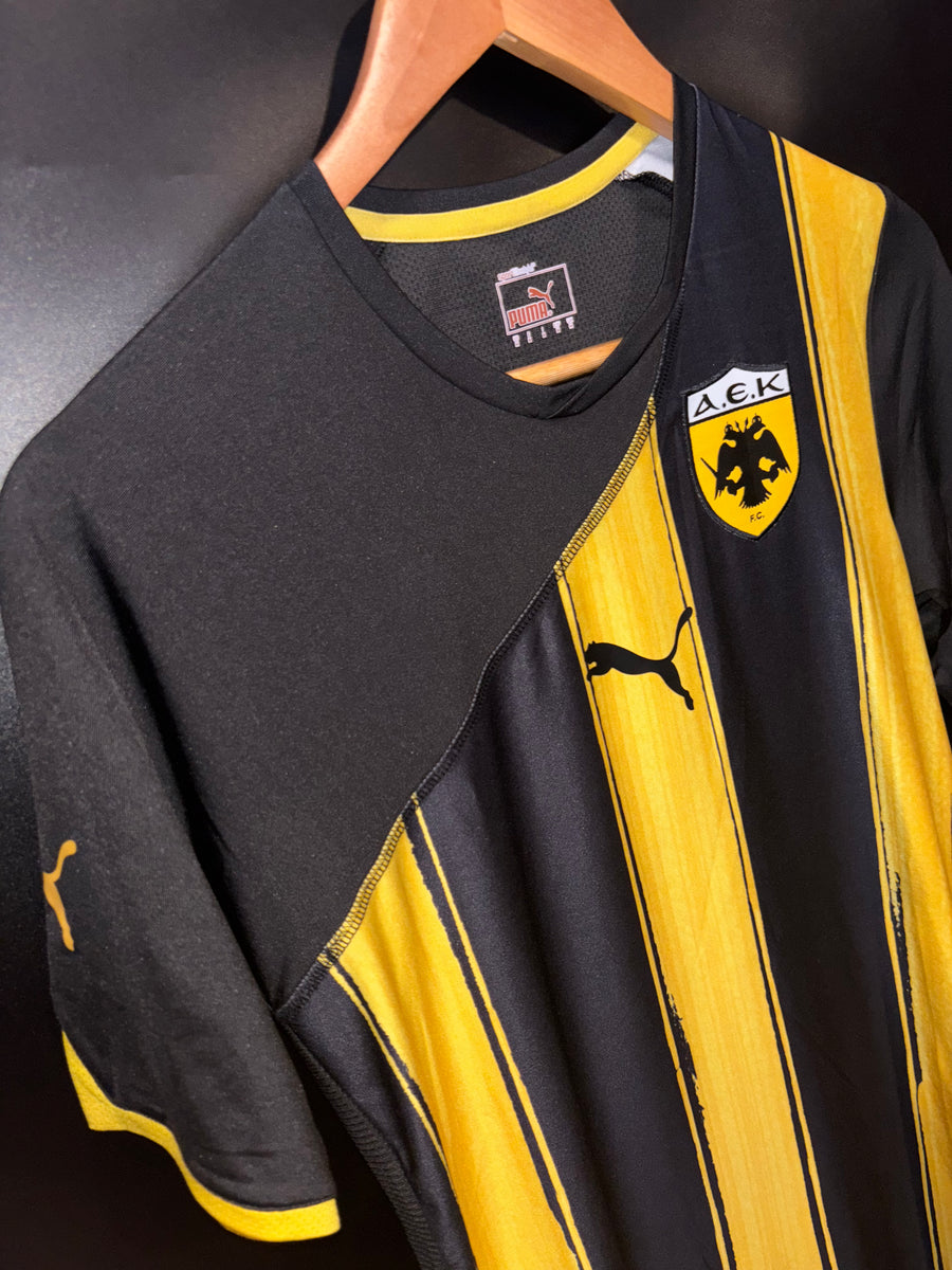AEK ATHENS 2010-2011 ORIGINAL PLAYER JERSEY SIZE M