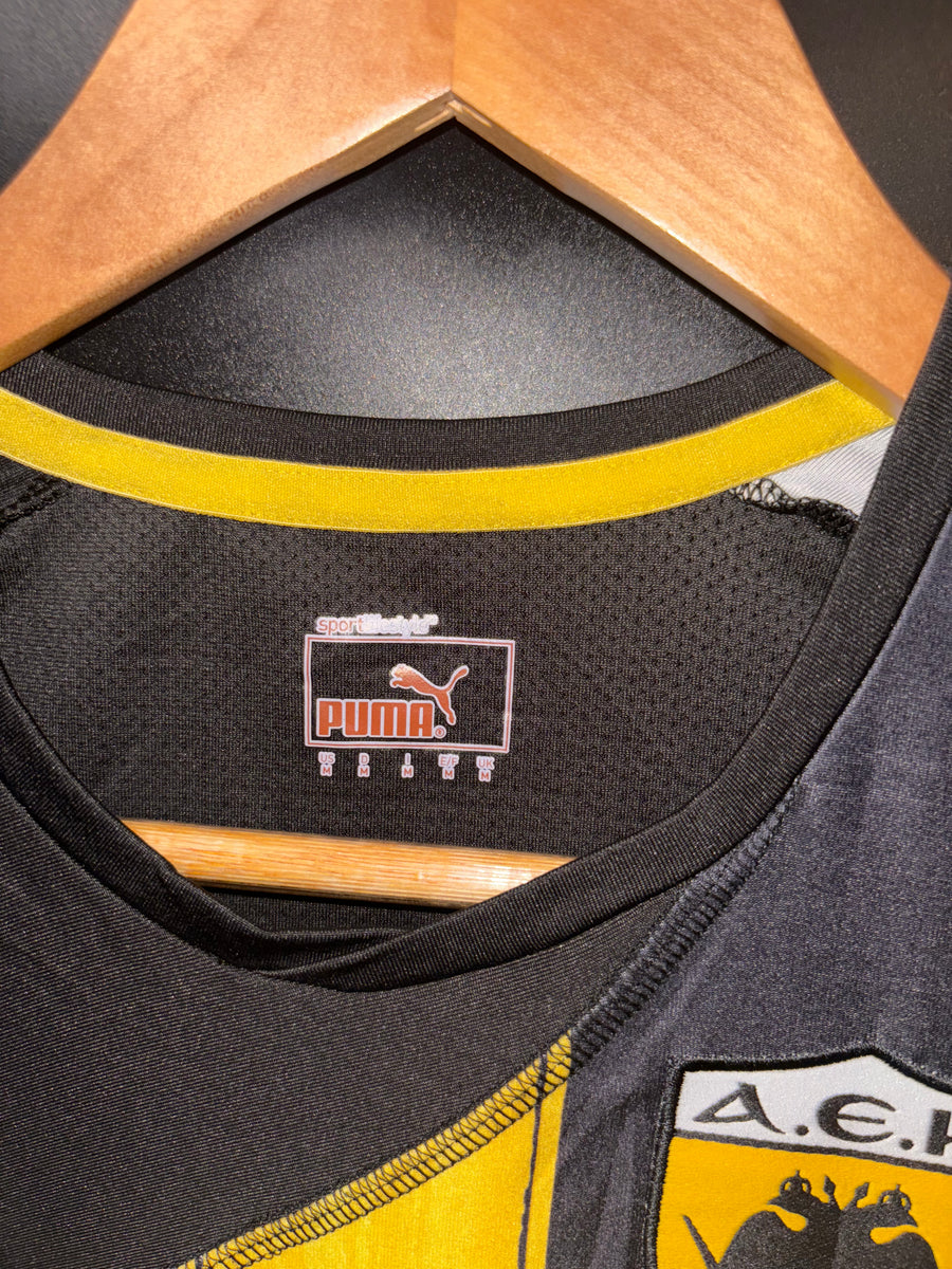 AEK ATHENS 2010-2011 ORIGINAL PLAYER JERSEY SIZE M