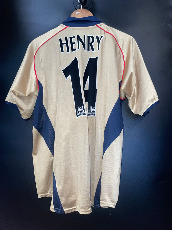ARSENAL HENRY 2001-2002 ORIGINAL JERSEY Size L