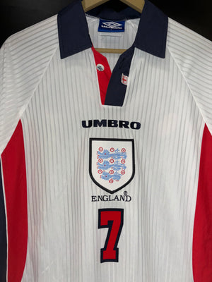 ENGLAND BECKHAM 1998-1999 ORIGINAL  JERSEY Size L