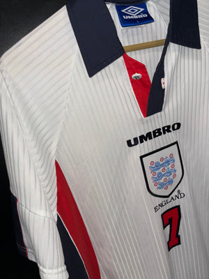 ENGLAND BECKHAM 1998-1999 ORIGINAL  JERSEY Size L