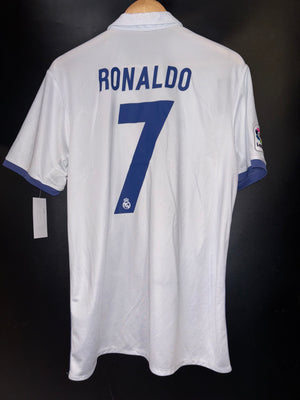 REAL MADRID RONALDO 2016-2017 ORIGINAL JERSEY SIZE L